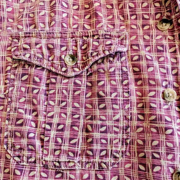 Vintage 2005 L. L. Bean Women's Sleeveless Cotton Top Med. Cottagecore Heritage - Picture 3 of 7